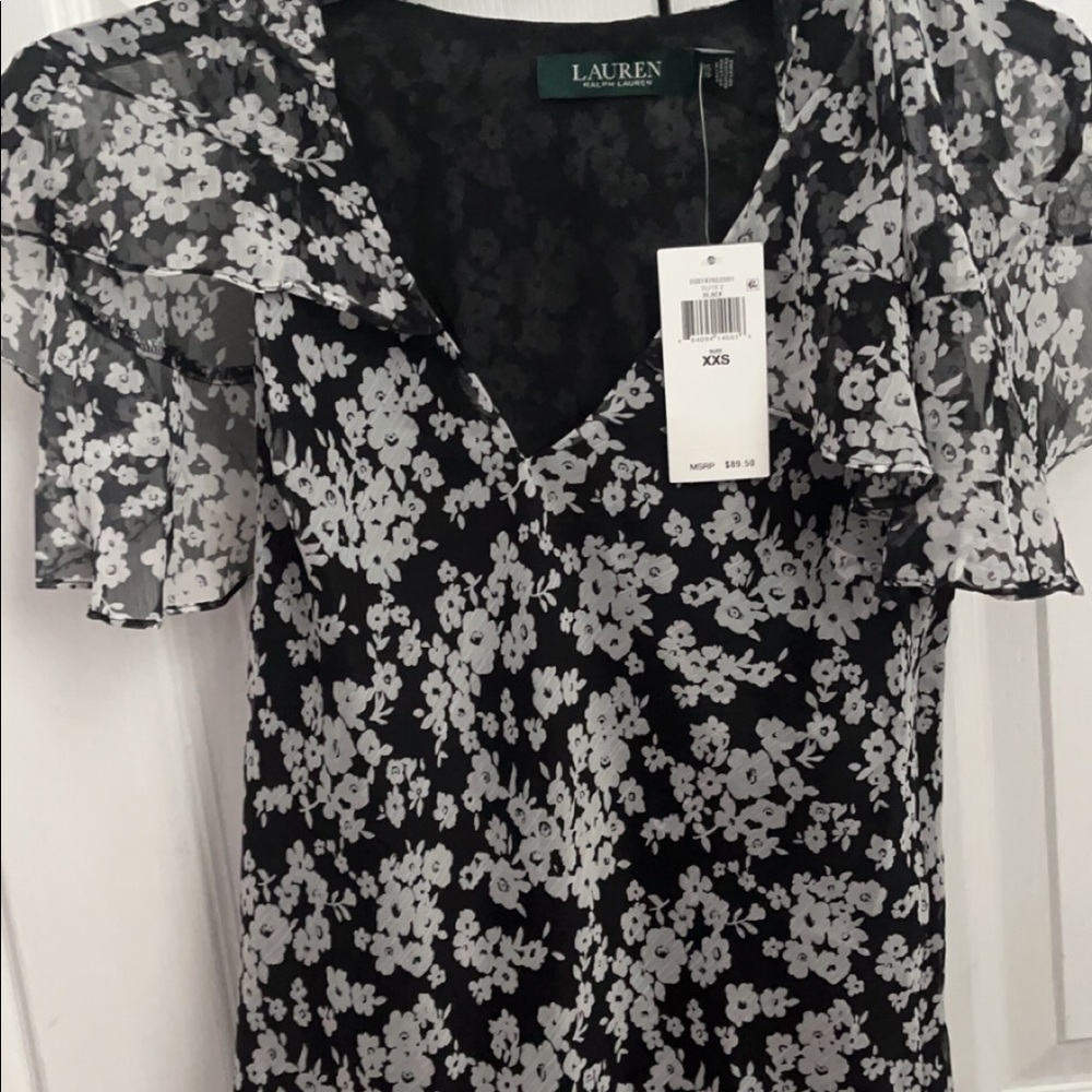 Ralph Lauren chiffon top blouse.